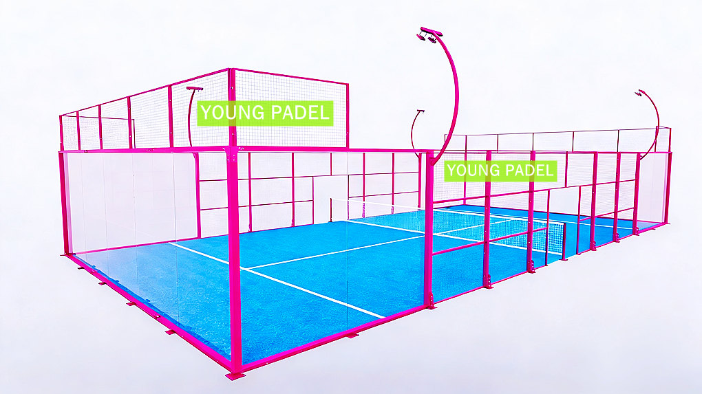 Double Jointed Columns Padel Court From China Manufacturers