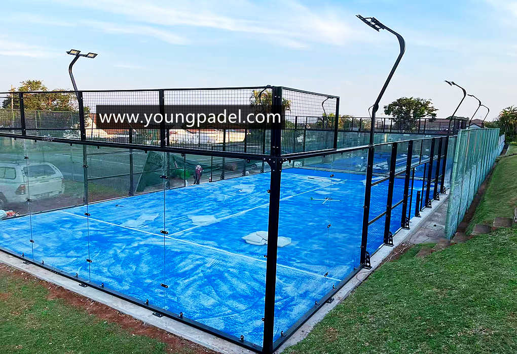 Hungary- 49 Sets Panoramic Padel Courts Installed