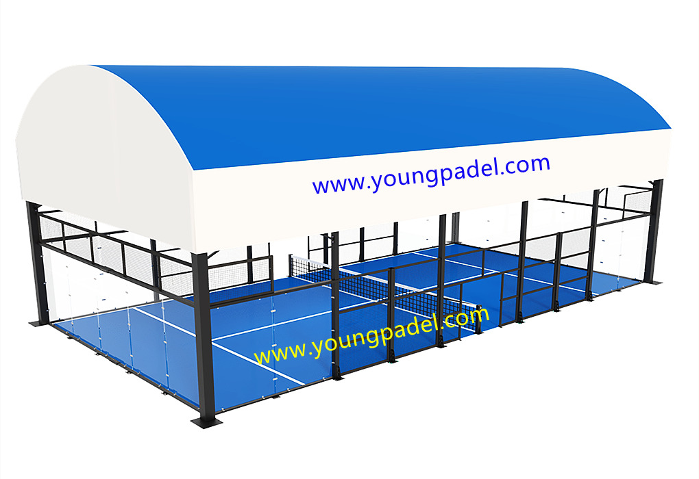 Costa Rica - 9 Sets Padel Courts with Cover Installed