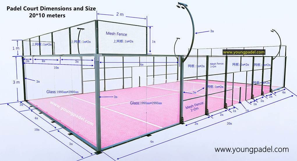 Padel Court Dimensions
