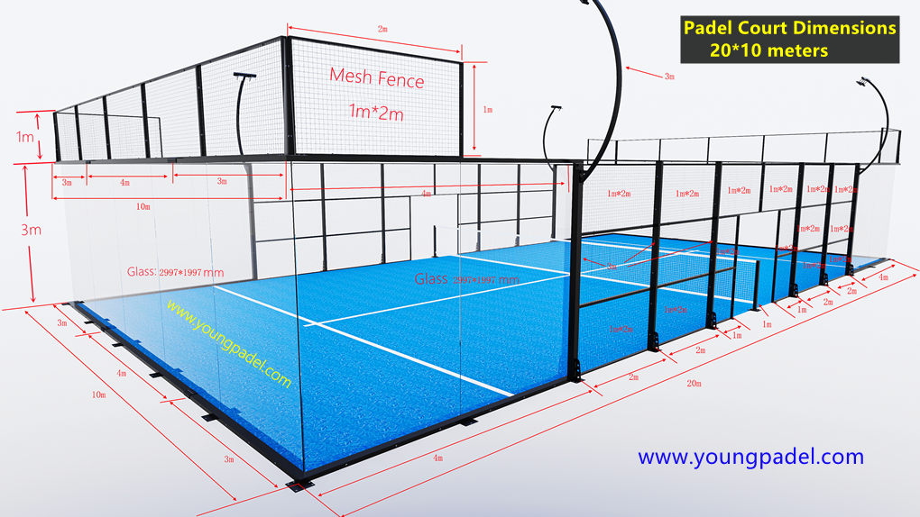Padel Courts Size