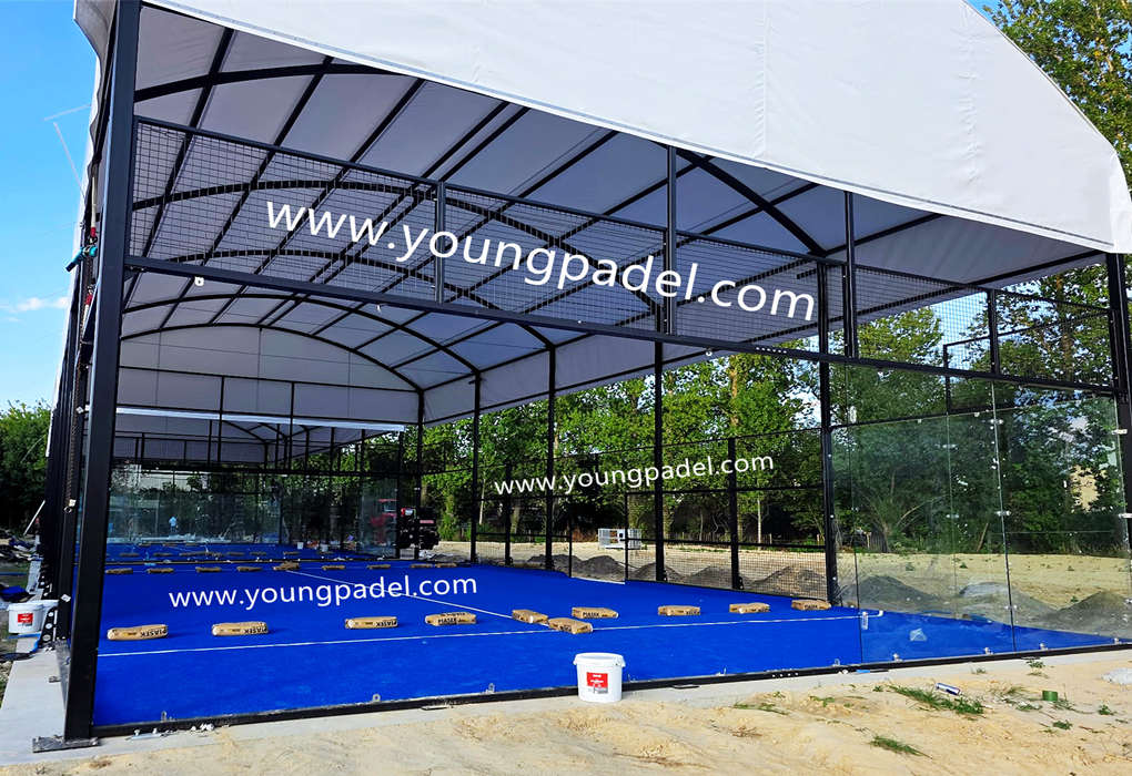 Colombia- 61 Sets Padel Courts Covers Installed